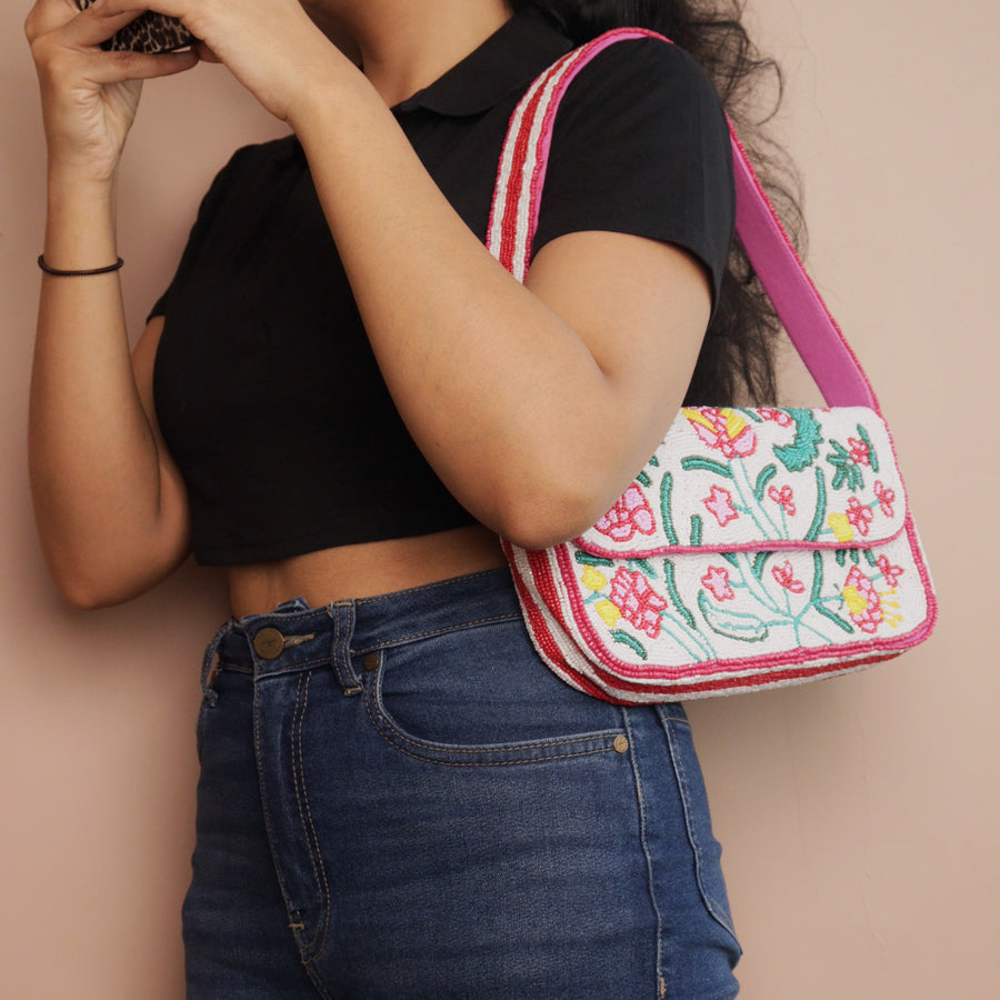 Rani in Bloom Purse- Pink